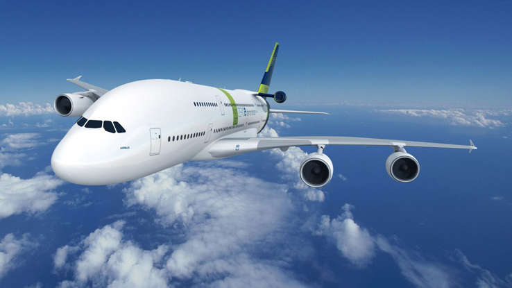 A380-Prototyp Wasserstoffflugzeug